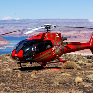 Helicopter tour From Page, Lake Powell