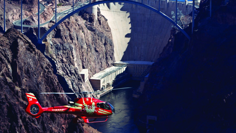 HOOVER DAM BUS AND HELICOPTER